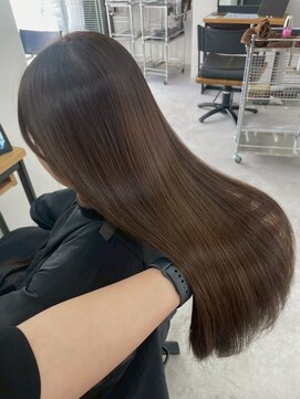 ウル 岡山駅店(ULu.) 髪質改善ブリーチなしワンカラートリートメント20代30代40代艶