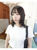 ラベンダーブラウン/フェイスレイヤー/暗めカラー/柏美容室