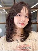 20代レイヤーカット◎美シルエット髪質改善艶髪×モカ茶