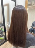 梅雨対策髪質改善ストレート