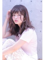 カシュカシュ(cache cache)&nbsp;cache cache★プラチナバイオレットで魅せる透明感セミディ