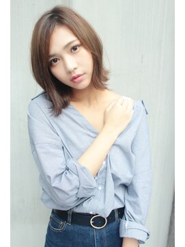 ジーテ(gite) ナチュラルな外ハネBOB「横浜/縮毛矯正/髪質改善」