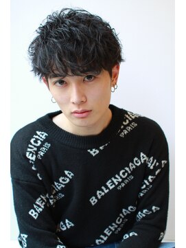 シン(syn) イメチェンスマートマッシュグランジショートネープ刈り上げ