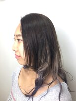 髪切処ICHI(カミキリドコロイチ) トレンドカラー&ブルーアッシュグラデーション、レイヤードボブ