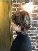 Aimee マッシュウルフ×アッシュベージュ