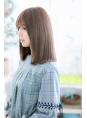毛先までウルツヤ透明感☆シルキーストレートb