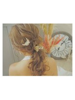 ヘアメイクアンドセットサロン リッコ(Hair make&set salon Ricco)&nbsp;梅田ヘアセットサロンリッコ/花嫁ヘアセット