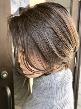 ヘア メイク ココ(hair make coco) ハイライト×モノトーン