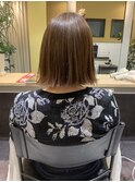 ぱっつんボブ【hub(hair)天神今泉】