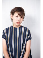 ビハインドザカーテン(BEHIND THE CURTAIN)&nbsp;ショート×マッシュウルフ×パーマ