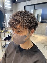 アンサー 千葉中央(UNSER prod by THE DAY)&nbsp;波巻きマッシュ[千葉駅/千葉中央駅/メンズ/波巻きパーマ］