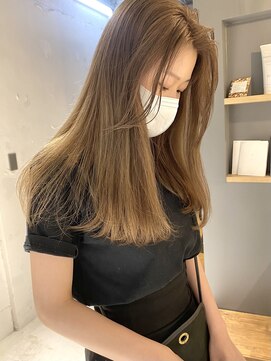 コフィー バイ メルト 吉祥寺(cofy by melt) 【中澤彩乃】ケアブリーチシルクベージュ透け感レイヤーカット