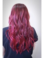 ヘアシルバ(HAIR SILVA) ピンクハイライトカラー