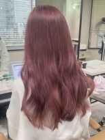 アジールヘア 東上野店(agir hair) ピンクベージュに色落ちするピンクカラー【上野/学割U24】