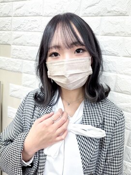 ミウミウヘア(miu miu hair) グレージュearring♪韓国風☆