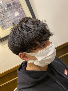 ヒロギンザバーバーショップ 神楽坂店(HIRO GINZA BARBER SHOP) 王道ゆるふわパーマ