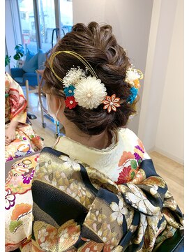 リラヘアー(Rela hair) 成人式アップスタイル