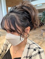 ポルム パプリカ(polum paprika)&nbsp;きれいめ可愛いルーズアップボリュームヘア ドレス着物