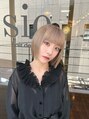 シオ ヘアー デザイン(Sio. hair design)&nbsp;ブリーチもダメージレスにこだわっています。西新ヘアカラー