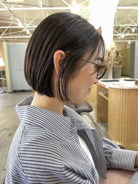 キュオンシア(CUEON. ciea) ミニボブ×ブラウン