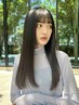 【湿気うねり対策】縮毛矯正/ケアストレート+カット+3Stepトリ ￥17600