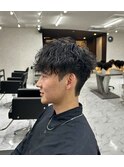 波巻きツイスパMIX×マッシュ
