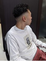 バーバーバー 都賀(BARBER-BAR) オールバックパーマ