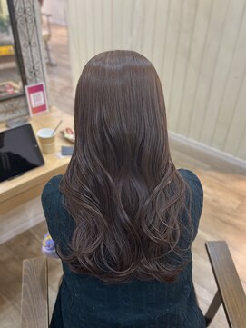ヘア カンパニー トワ 千葉店(TOWA) ブラウン/ベージュ/ブリーチなし/透明感カラー/ダブルカラー