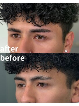 フォーエックス(hair salon XXXX) men's eye brow wax