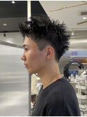 スパイキーショート/短髪パーマ/ピンパーマ【丸山武志】
