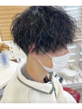 サンズ(suns) 【Miyuki】ゆるめツイストスパイラルパーマ×マッシュスタイル