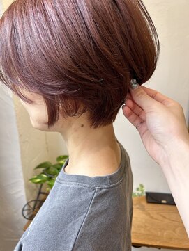 ゴーシェン 津田沼本店(Goshen) レッドカラー×大人ショート