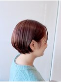 ナチュラルまるみショートボブ