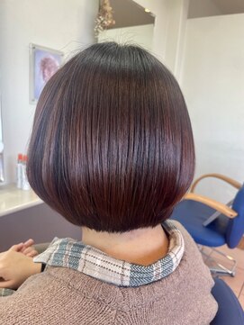 アトリーチェタ 田富店(ATTRICE) ショートボブ/小顔/ボブ/モーブ/ツヤ/30代/40代/