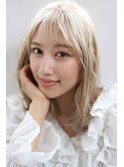 大人可愛い薄めバングうるツヤ20代30代40代