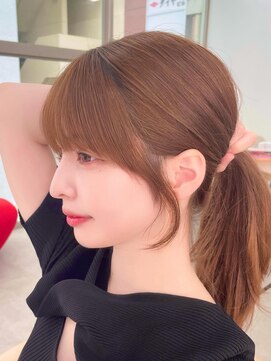 ロンドホットリップ 立川(Lond hot lip) 似合わせカットレイヤーカット メルティカラーフェミニンロング