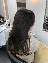 シベルバレー 横浜(sibell)&nbsp;ブリーチなし/グレージュ/ロング/透け感カラー