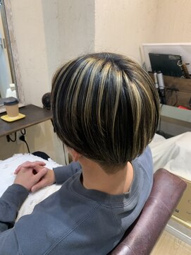 レガロヘアーデザイン(Regalo hair design) 1ブリーチメンズハイライト