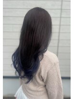 シークレットミラーズ(SECRET MIRRORS)&nbsp;バレイヤージュコントラストカラー　ネイビーブルージュ