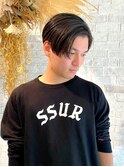 【MEN,s】外国人風ショート×曲がる縮毛矯正