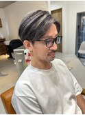 アッシュブラックカルマパーマベリーショートダークアッシュ