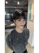 ハー(her)&nbsp;マッシュショート×ベージュ｜her都立大学