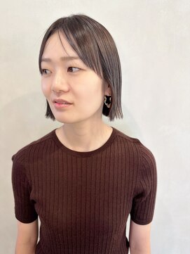 ラトリエコンタン(L´atelier Content) 【shima】重ねハイライト/グレージュ/ボブ