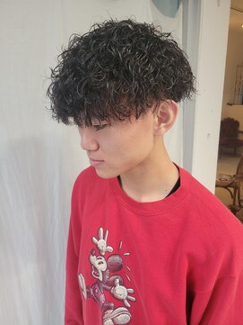 ツイギー 宮西店(TWiGGY) メンズ　波巻きパーマ