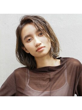 モンド ヘアクリエーション 下荒田店(monde hair creation) 【monde】ニュアンス巻き×アッシュグレージュ