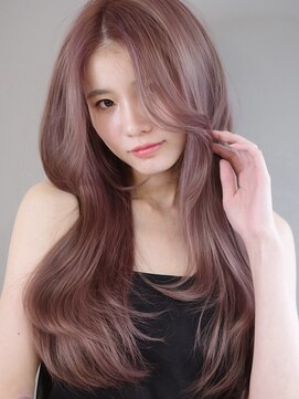 シア(sia) 韓国風くびれレイヤー髪質改善ピンクベージュ小顔美髪20代30代