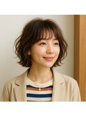ふんわりボブパーマ 20代 30代 40代 50代 60代 髪質改善 学割