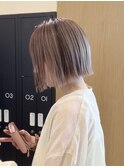韓国外はねボブ前髪カット髪質改善銀座