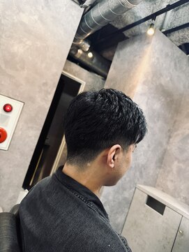 メンズショート / センターパート