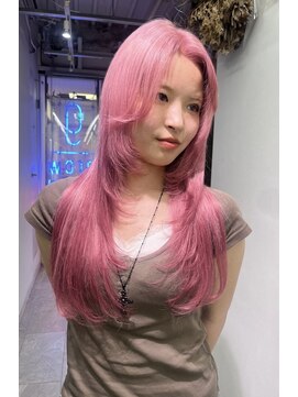 グロウ 渋谷(grow) ☆韓国レイヤー×ペールピンク☆